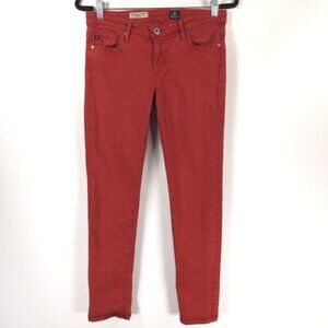 AG ADRIANO GOLDSCHMIED‎ The Stevie Ankle Slim Straight Leg Jeans USA🇺🇸MADE 28R